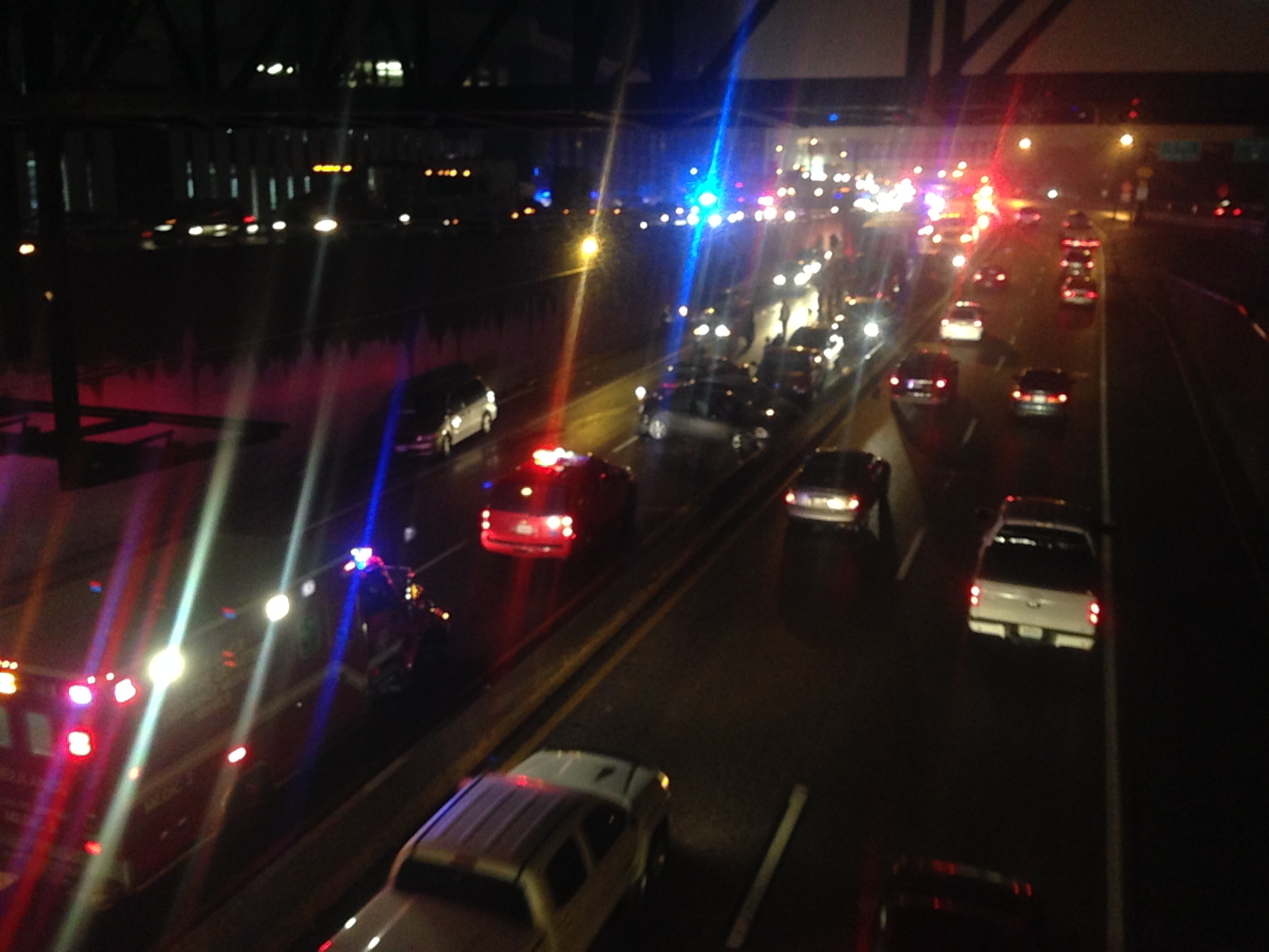 UPDATE I70 open after multicar accident at Chestnut