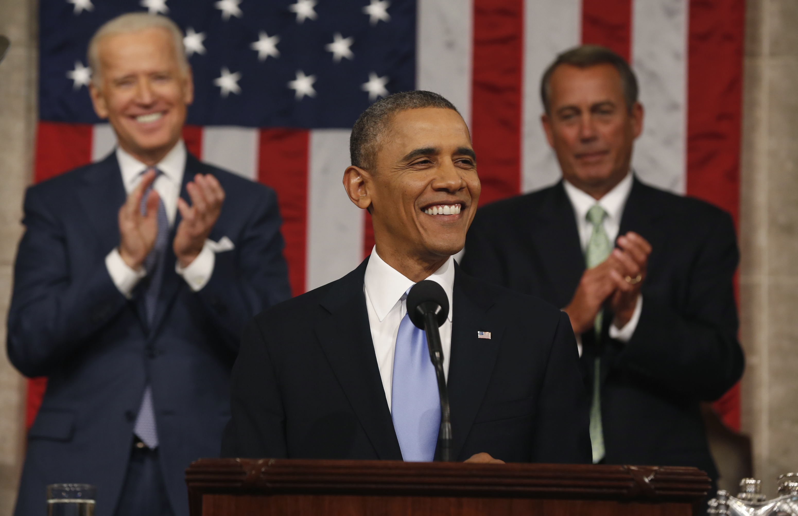 Barack Obama hosts Denver Broncos at White House