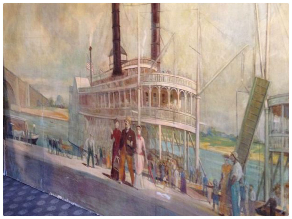 Restored Union Station mural back on display