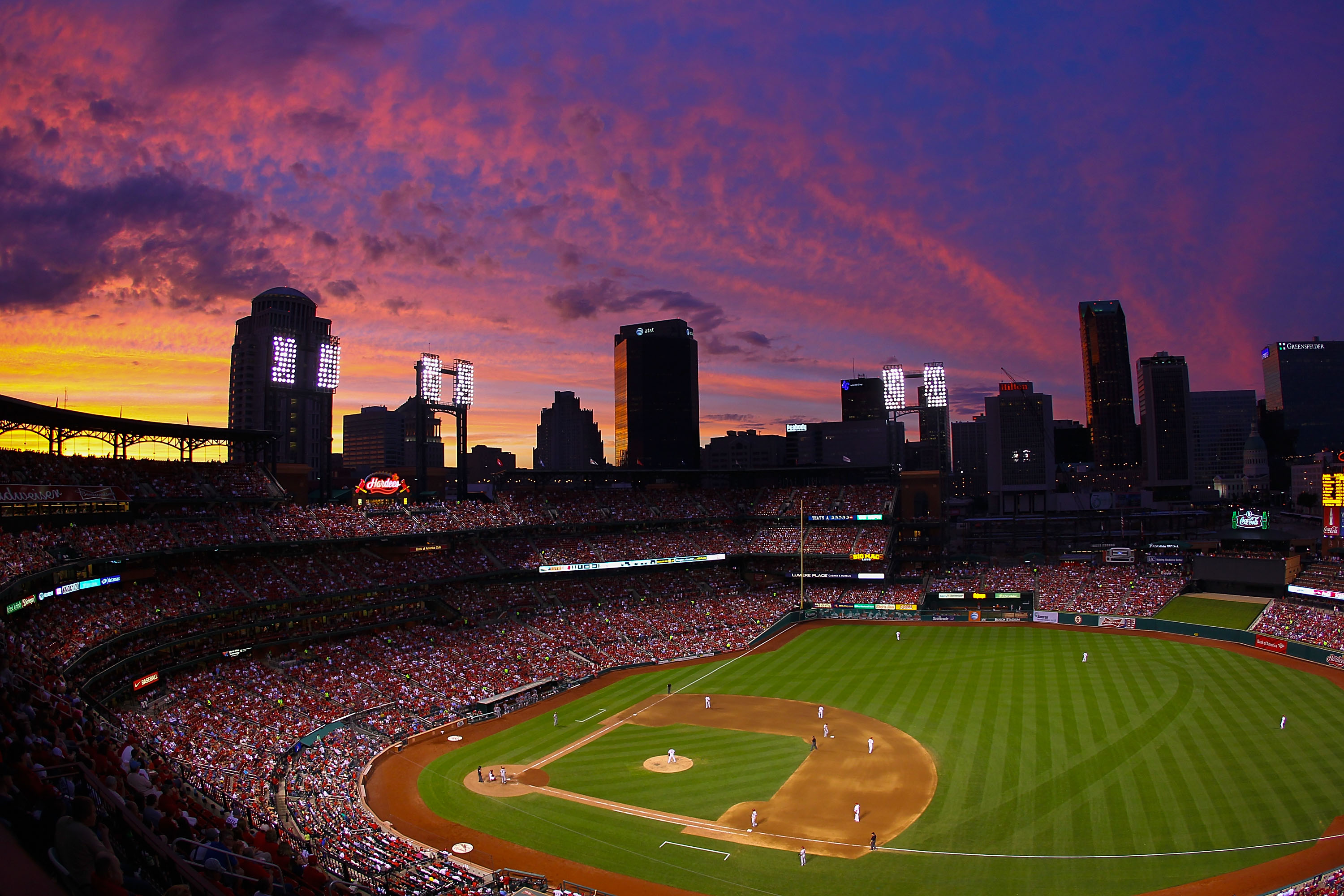 MLB Ballpark Sunsets