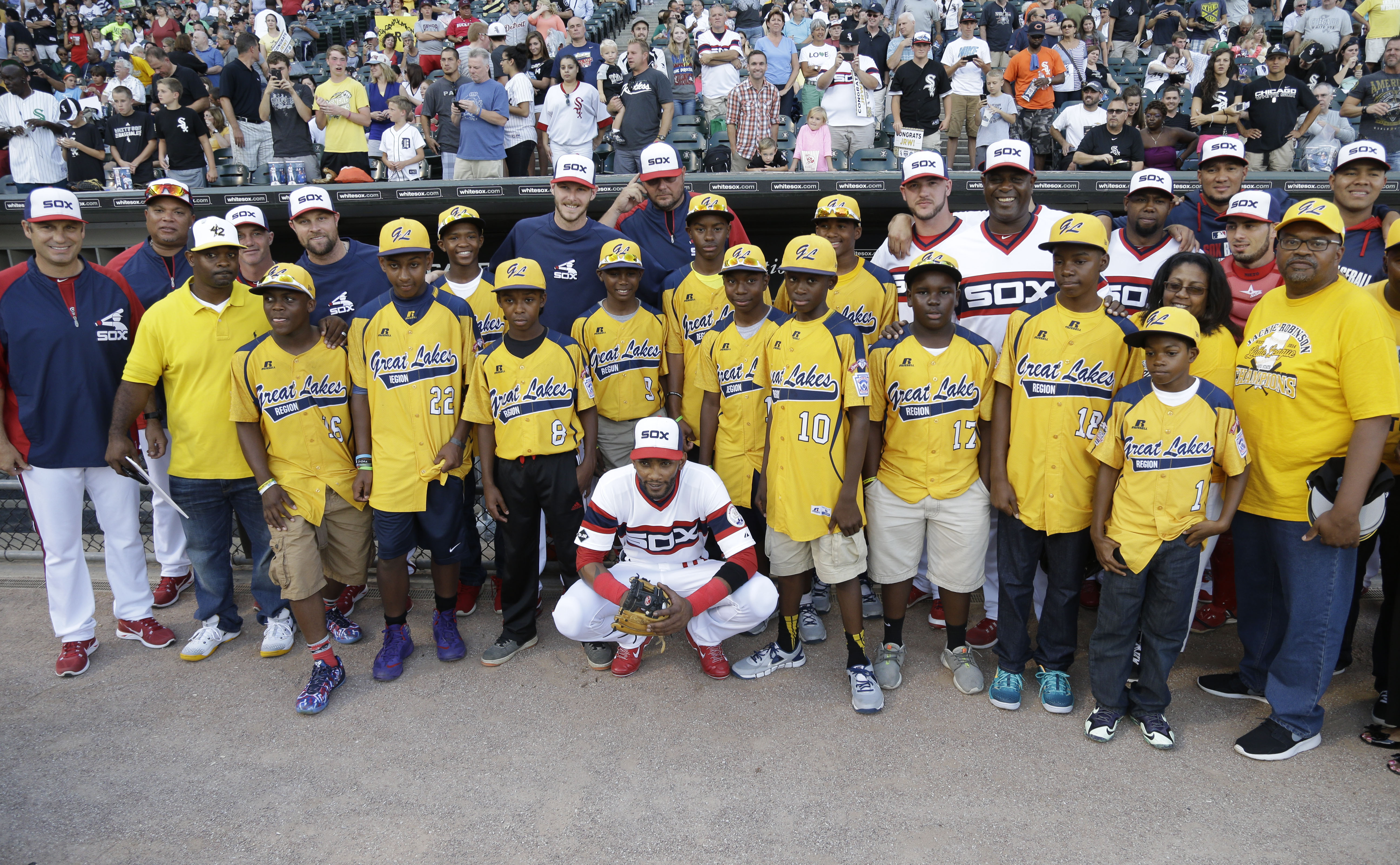 PHOTOS: Jackie Robinson West All-Stars honored at U.S. Cellular