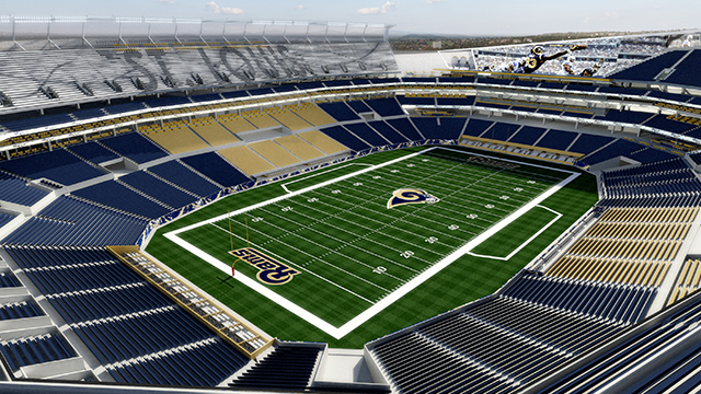 St. Louis is still deep in debt for the Rams' old stadium.