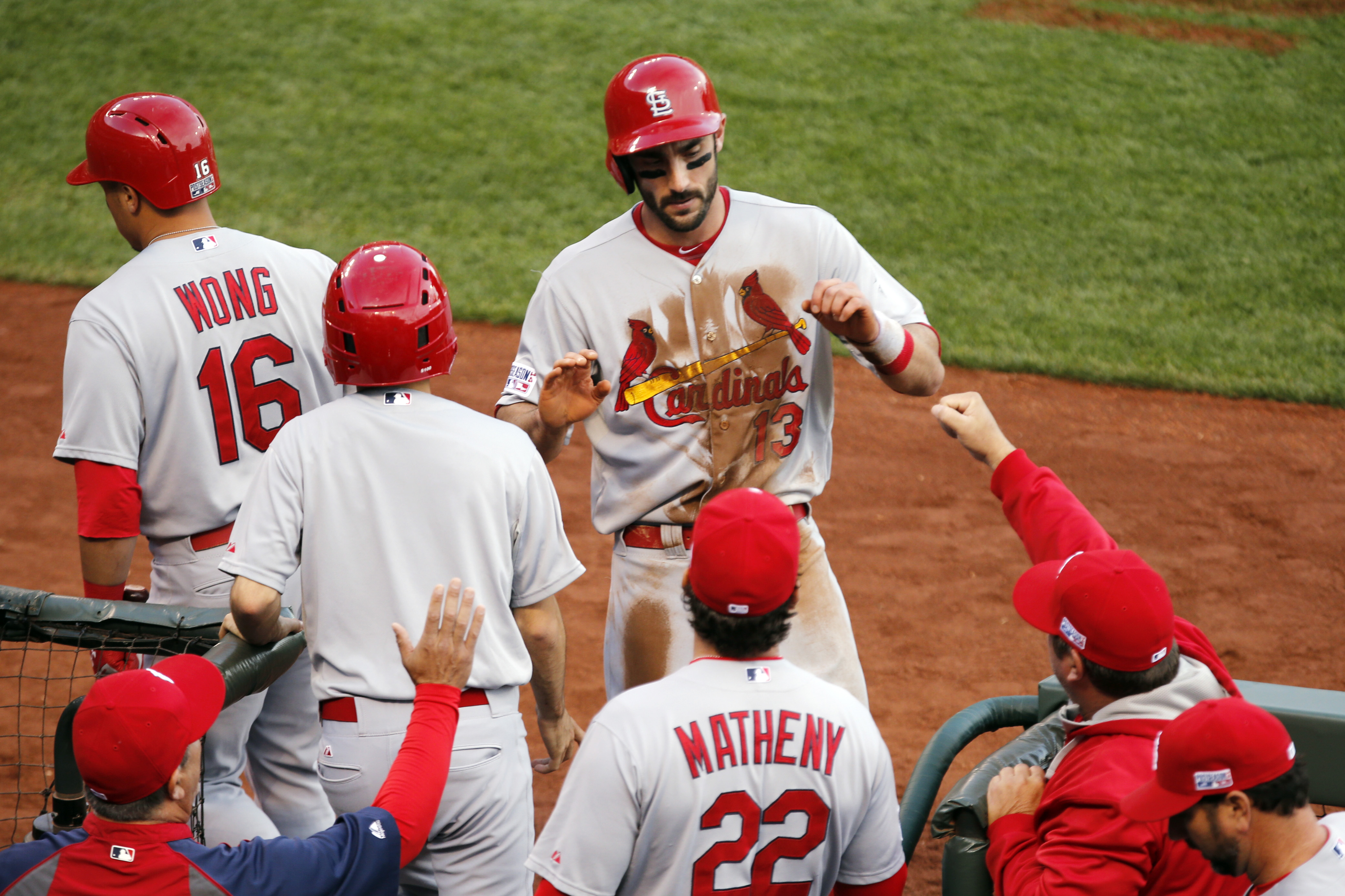 Love these jerseys! Matheny & Carp  Stl cardinals, Stl baseball, St louis  cardinals