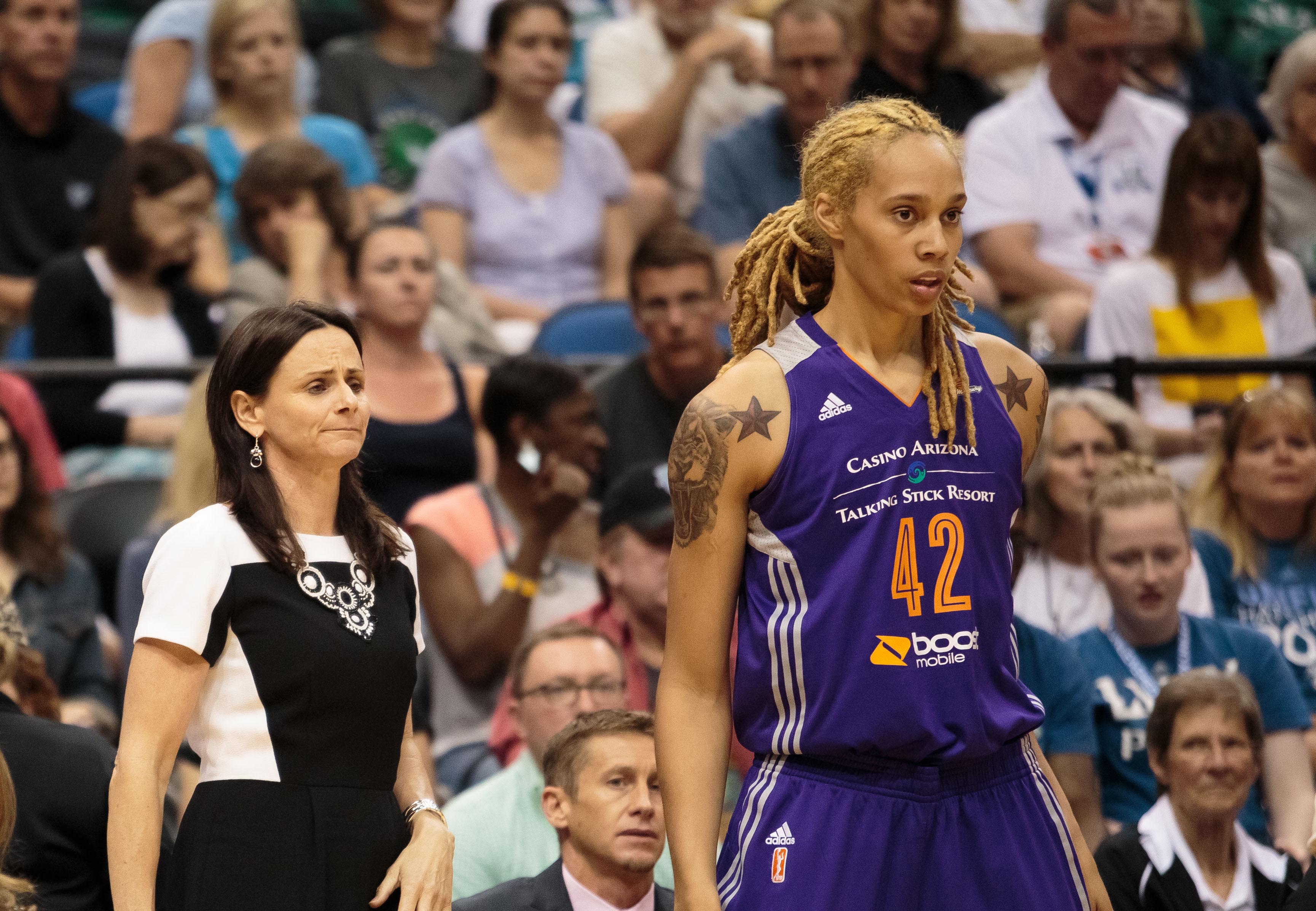 WNBA All-Stars Wear Brittney Griner's No. 42 on Jersey in Second Half -  Sports Illustrated