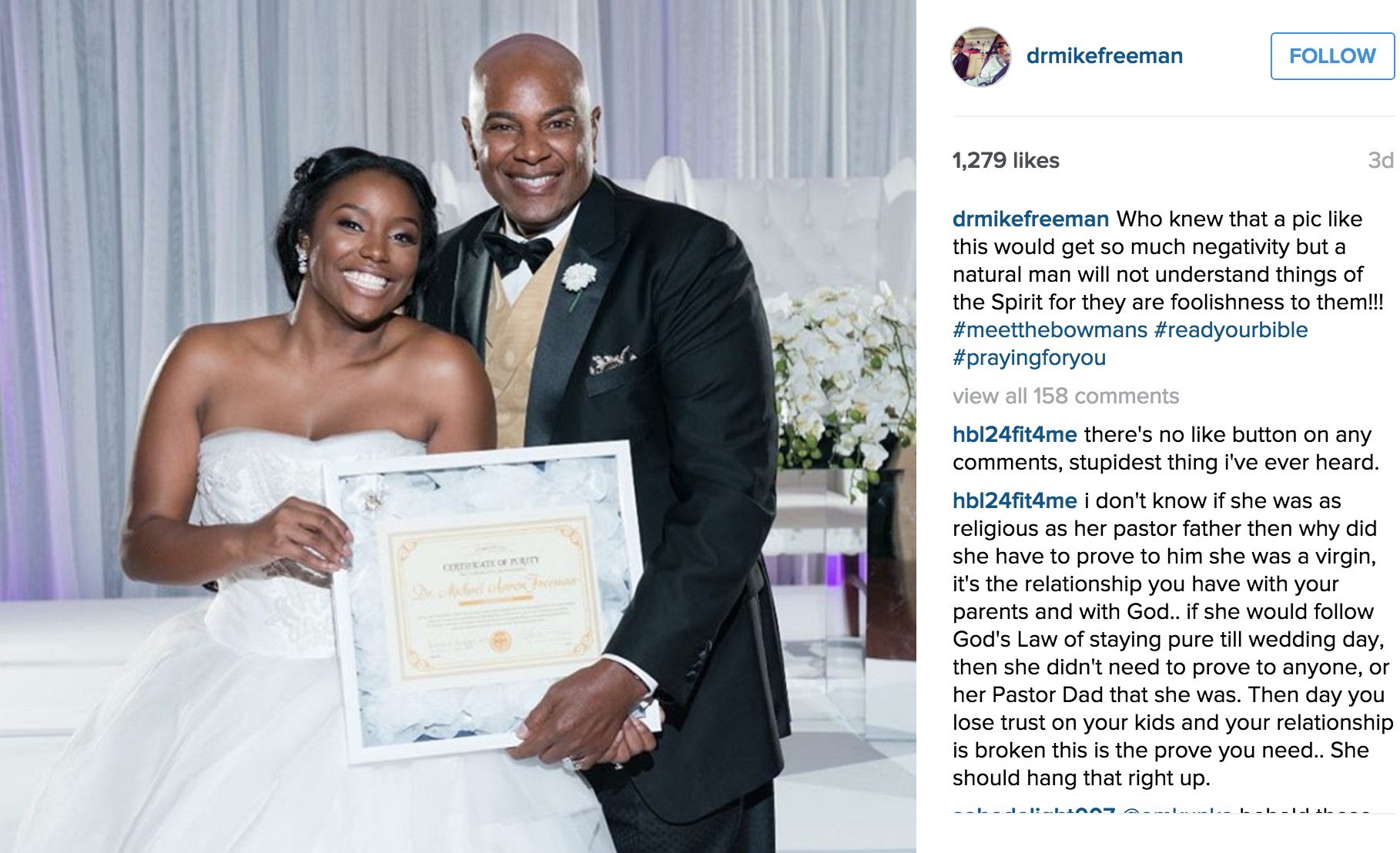 Bride Gives Dad Purity Certificate To Prove She S A Virgin