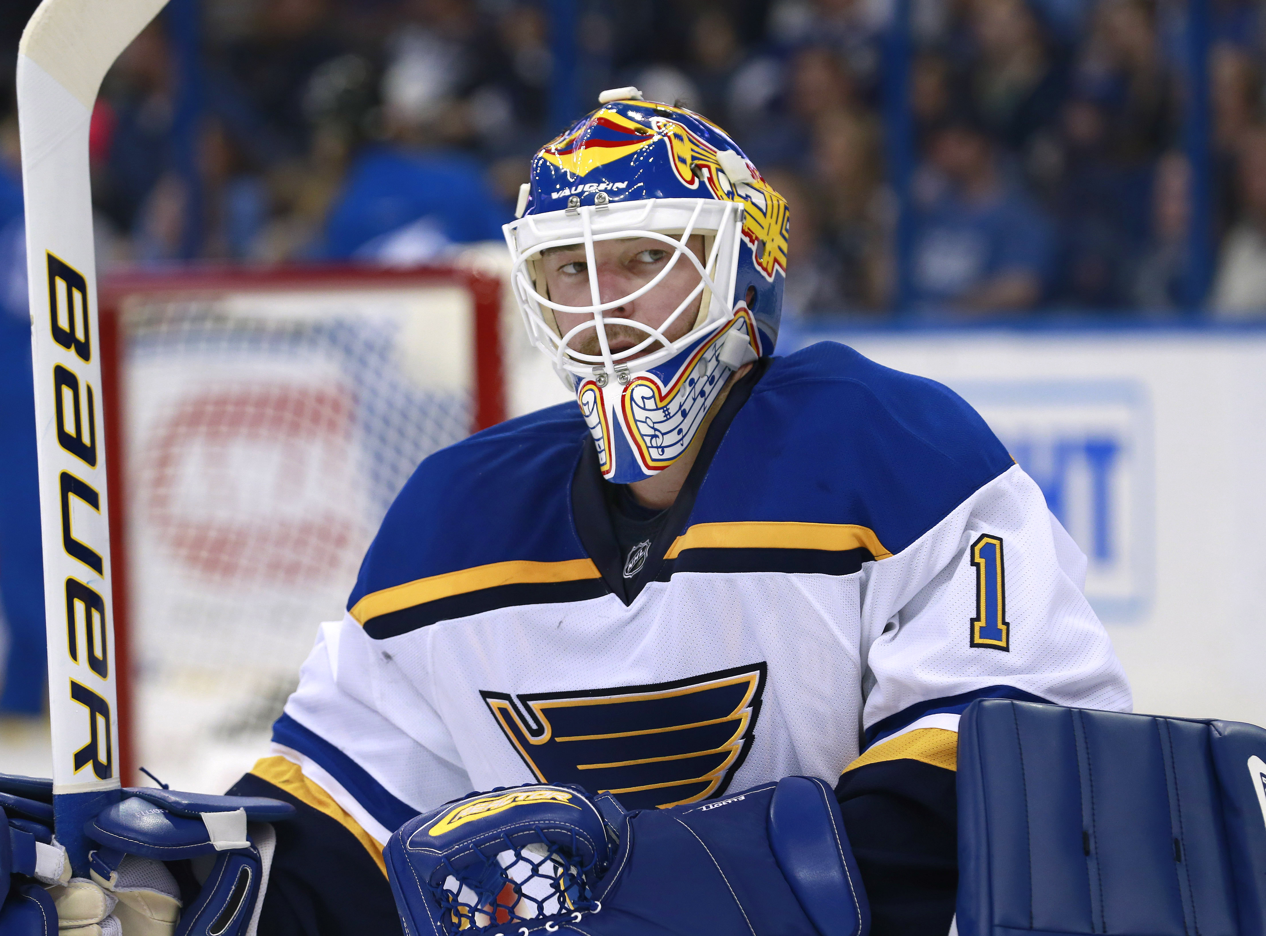 Brian elliott blues clearance jersey