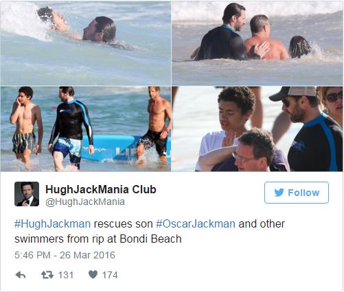 Heroic Hugh Jackman rescues Sydney swimmers no big deal ksdk