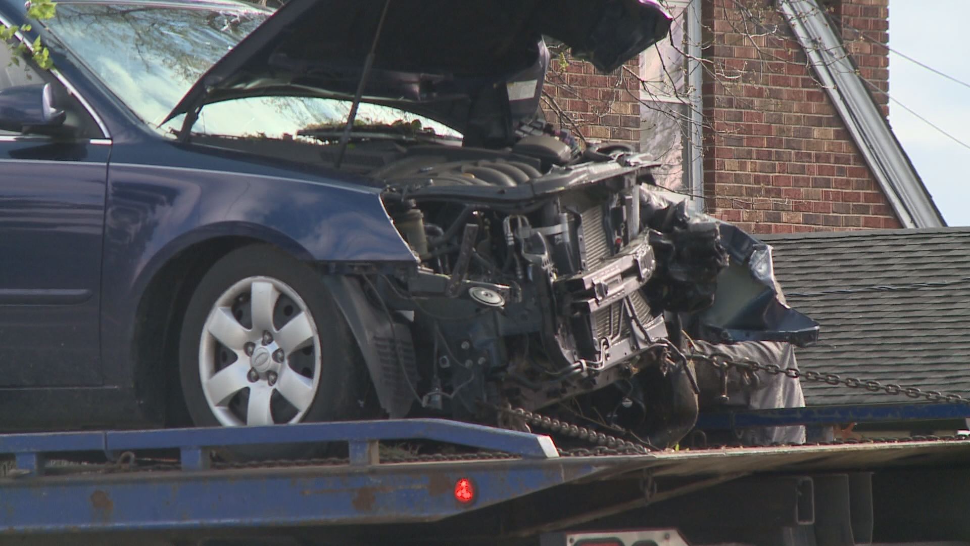 Man rescued after crashing into a tree | ksdk.com