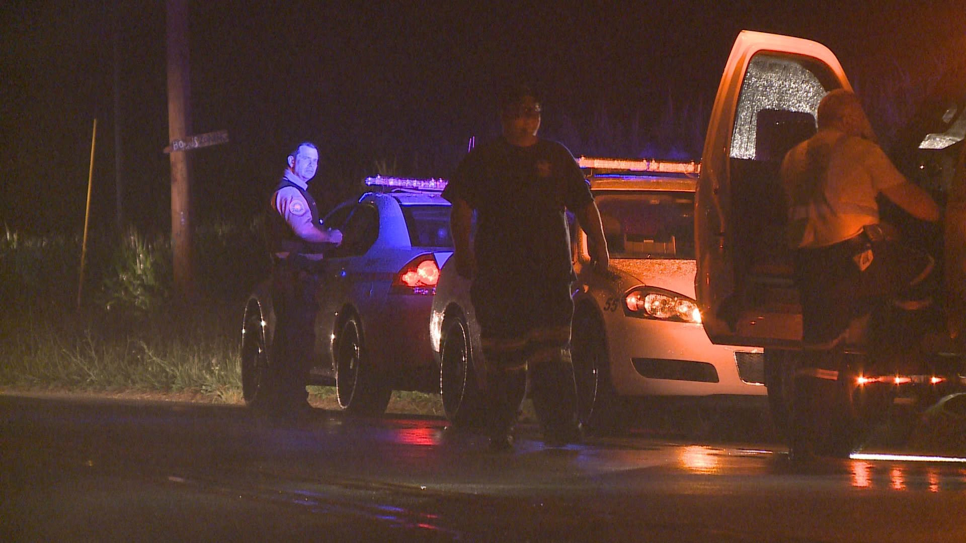 Scene photos Overnight accident near Caseyville, Illinois