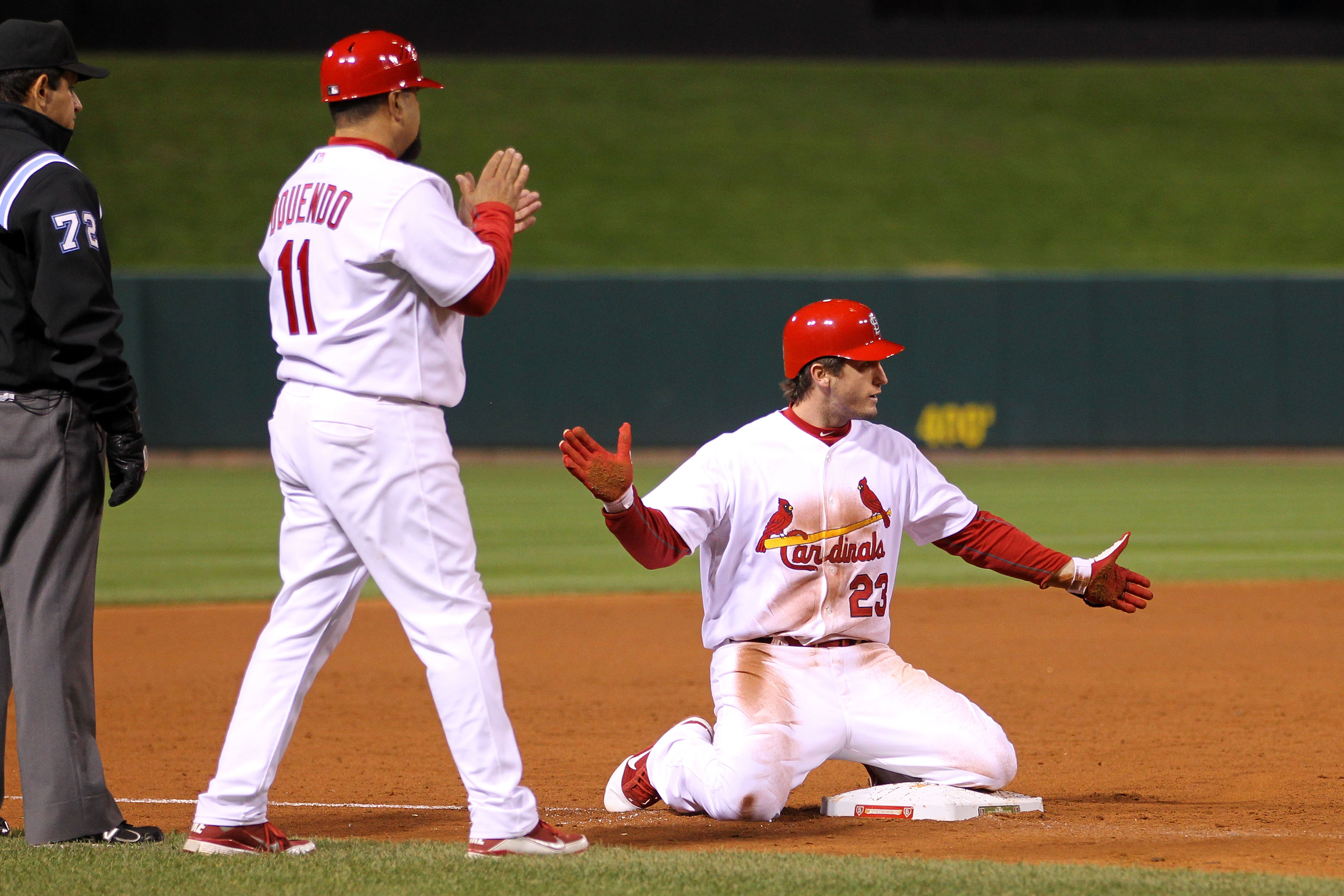 The Cardinals walk-off Game 6 of the World Series off of David