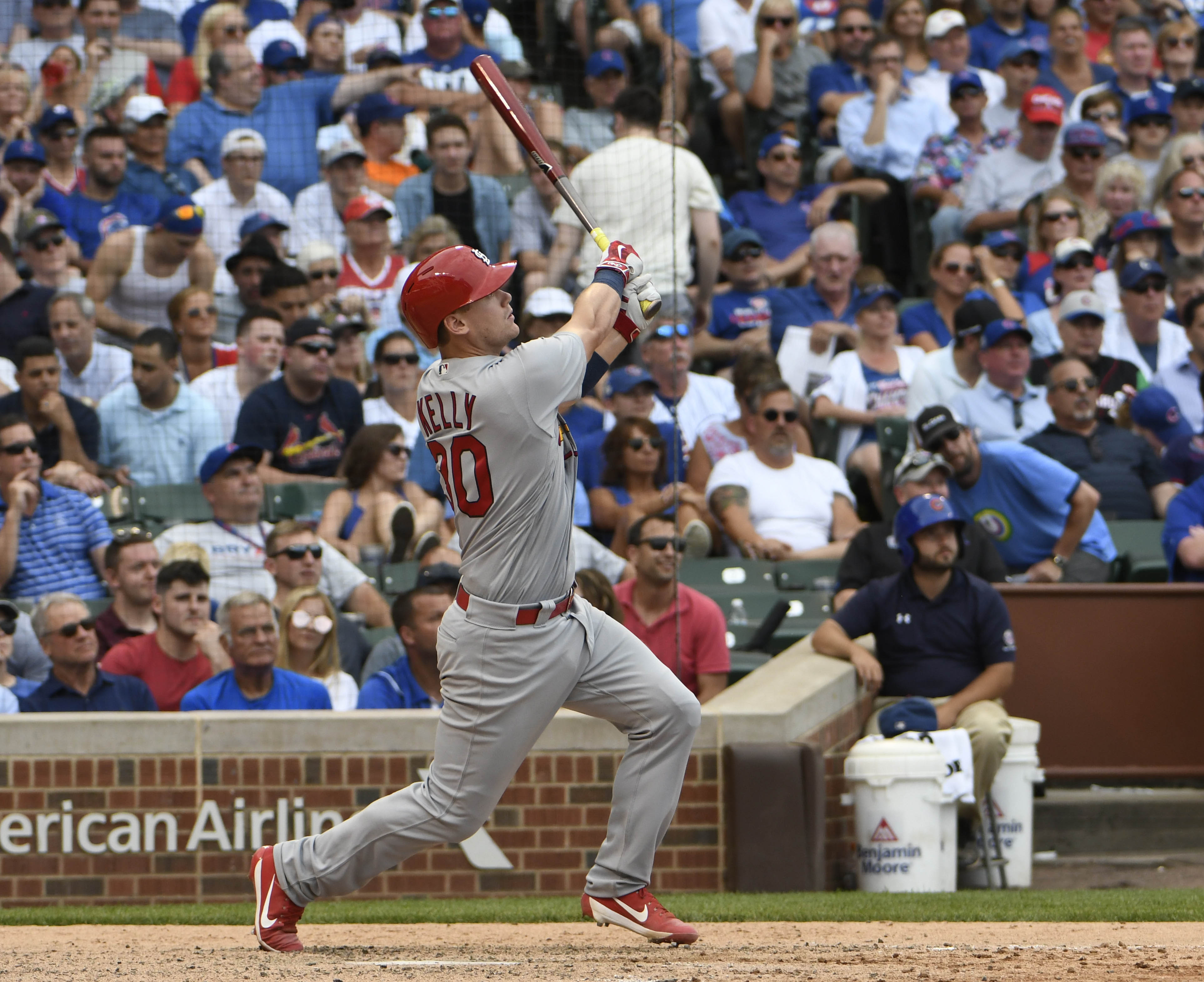 Cardinals score nine runs in eighth, cool off Cubs with 11-4 win