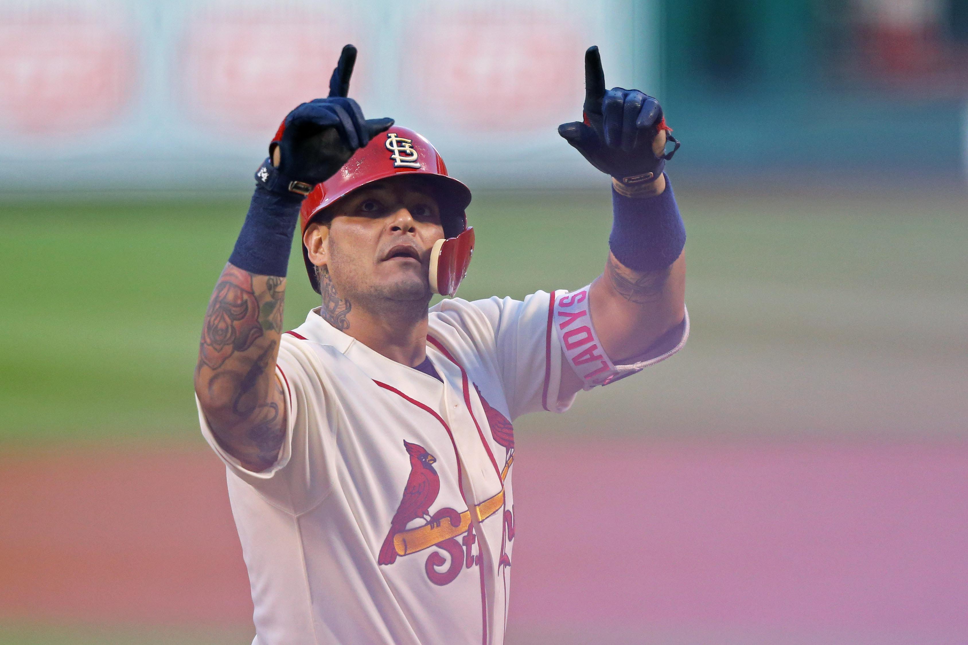 2015 Yadier Molina Game Worn & Signed St. Louis Cardinals Turn