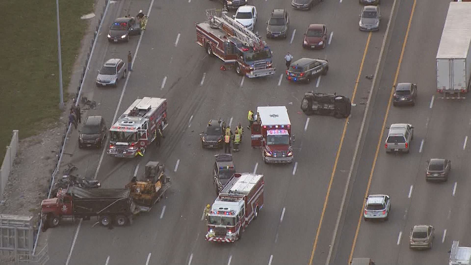 Ksdk.com | NB I-270 Reopens Following Multi-vehicle Crash In Des Peres