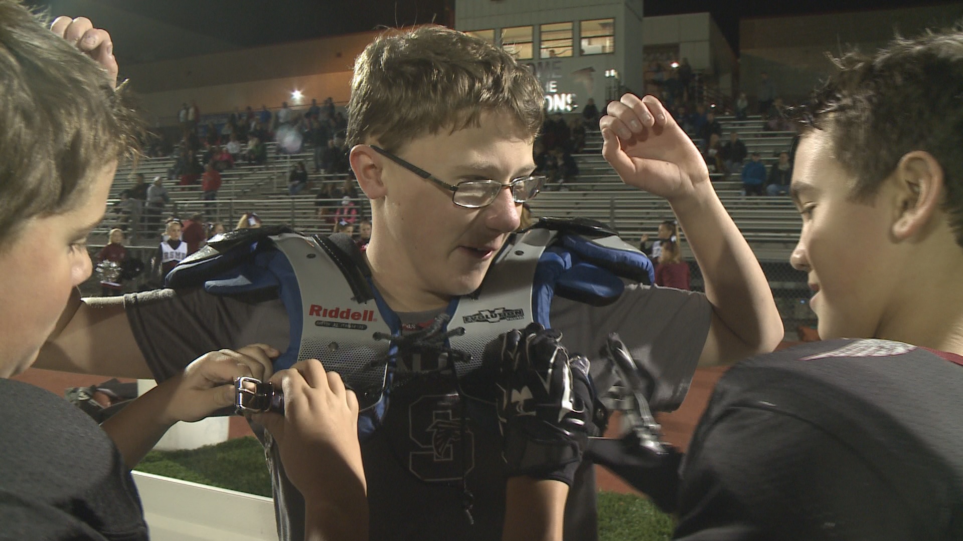 Connor Raney Team manager gets a shot at football glory | ksdk.com