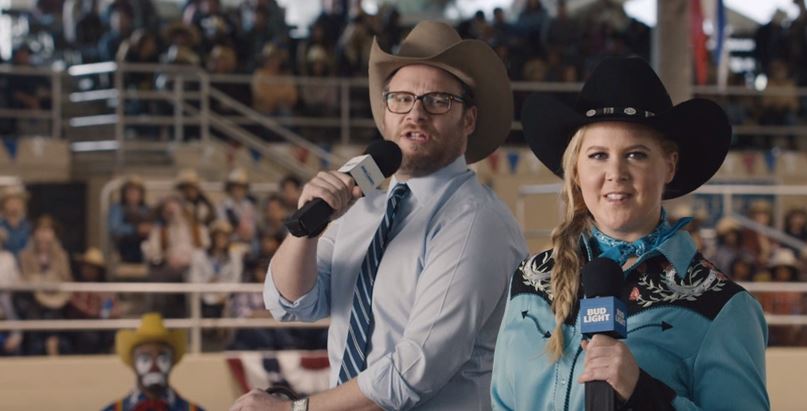 Bud Light Super Bowl ad stars Amy Schumer, Seth Rogen and Paul Rudd ...