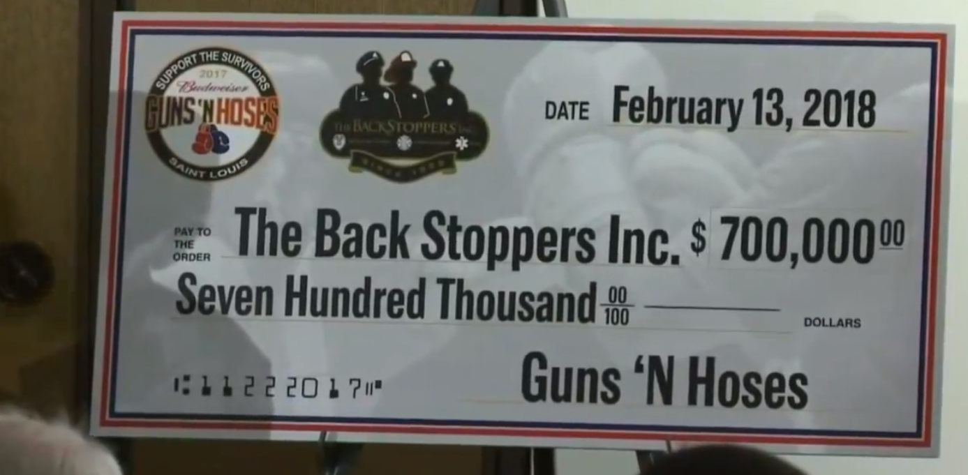 Guns ‘N Hoses announces record donation to The BackStoppers | ksdk.com